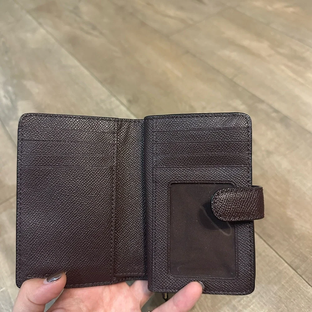 Coach Dark Brown Leather Crossbody Bag and Wallet - Picture 9 of 10